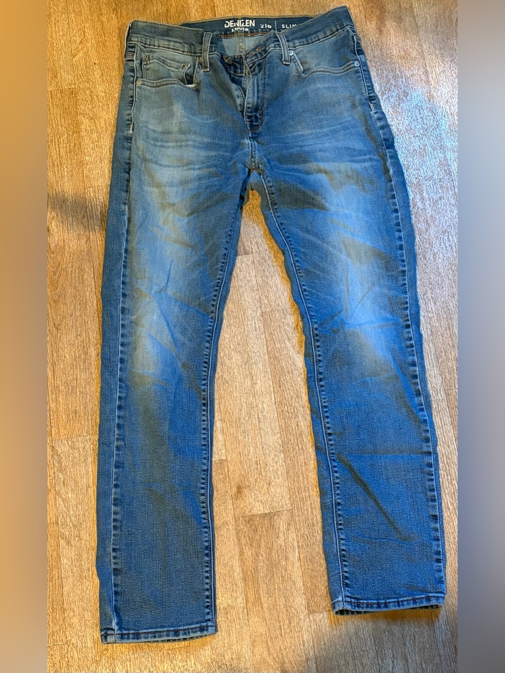 Levi's Slim Straight Blue Washed Jeans